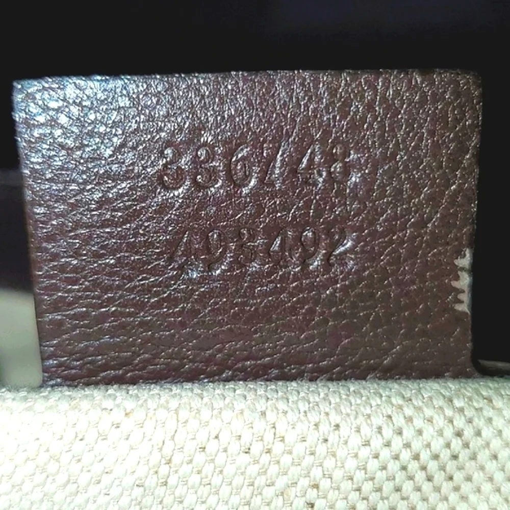Gucci Supreme Stirrup Crossbody Bag